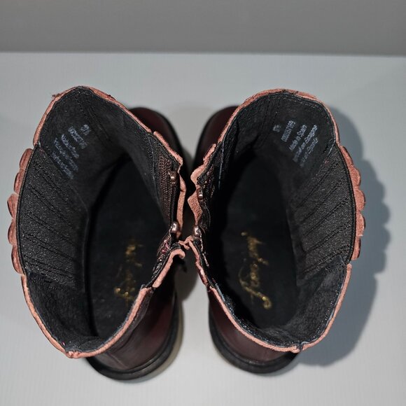 Free People Burgundy Heeled Boots - Picture 8 of 12